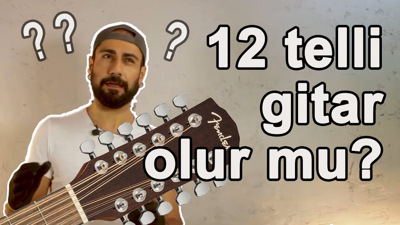 12 Telli Akustik Gitar Tel Değişimi - Üst eşik tamiri - Fret temizliği (Fender Akustik Gitar)