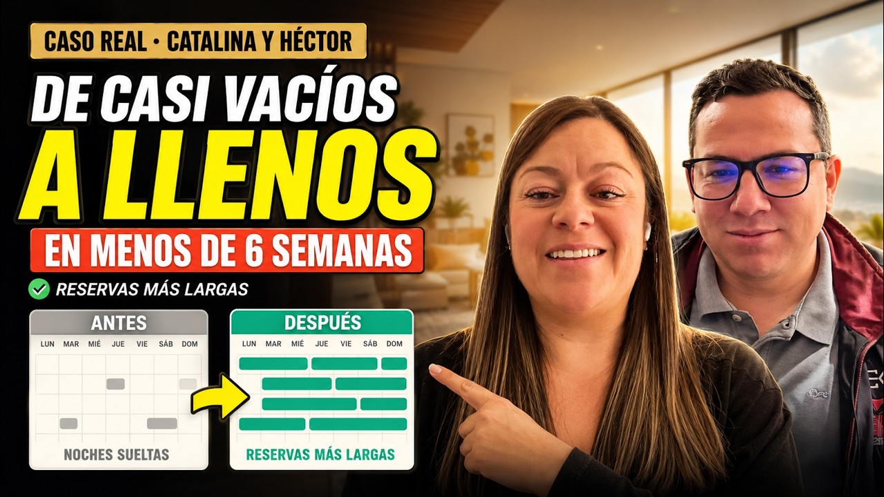 🔴 Catalina y Hector: En menos de 6 Semanas logramos llenar sus Calendarios de AIRBNB (ANFITRIÓN BNB)
