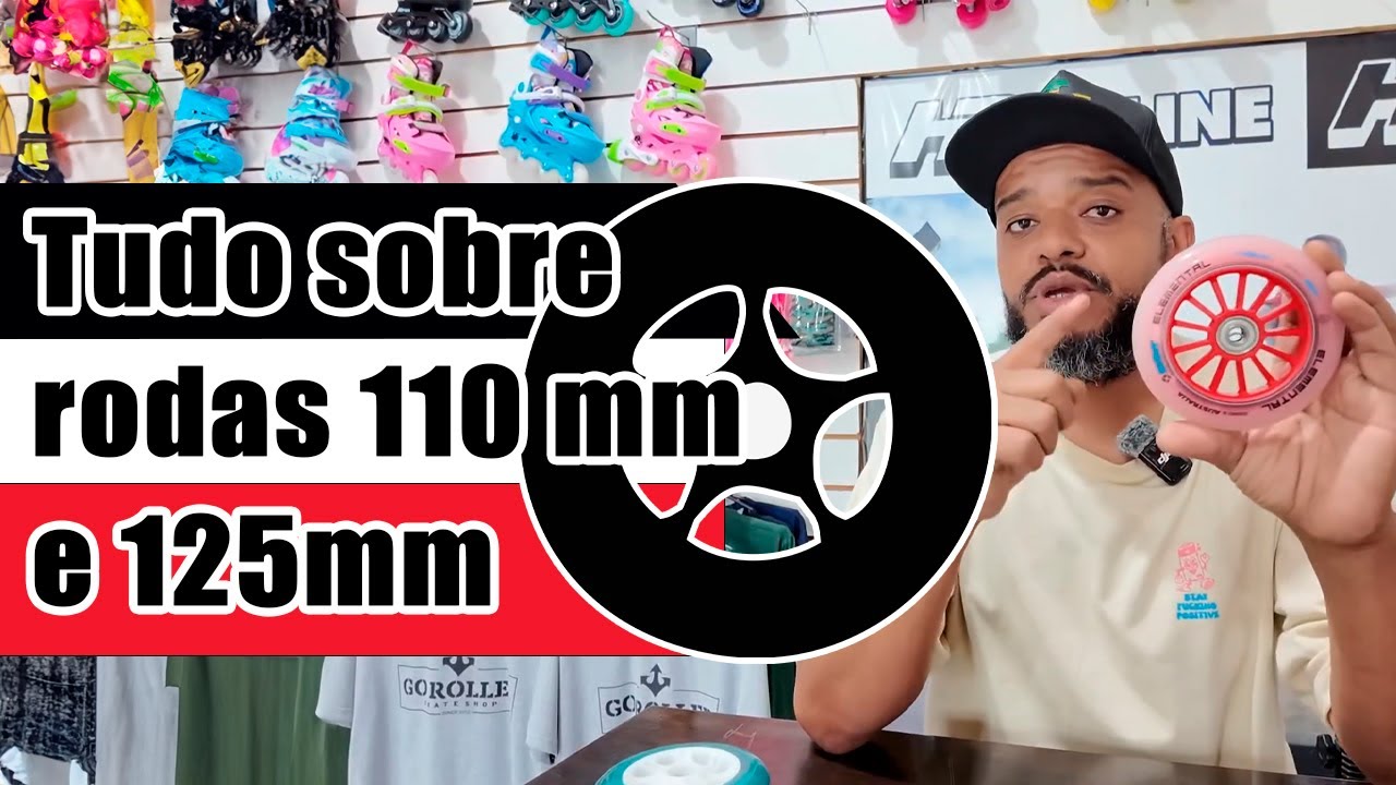 Tudo sobre rodas de patins 110mm e 125mm 