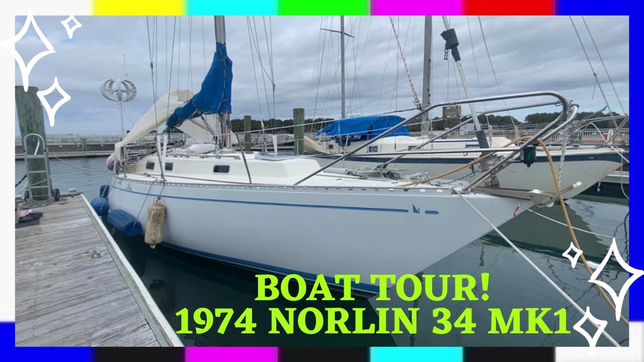 Sailing Atla: Boat Tour- 1974 Norlin 34 MK1