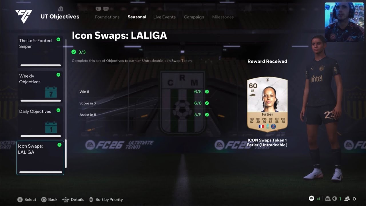 How To Complete La Liga Icon Swap Token The Easiest Way Possible on FC26 (Secrete setting) 