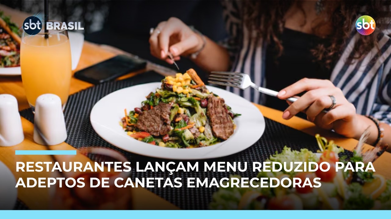 Cardápio Mounjaro: Restaurantes lançam cardápio reduzido para usuários de canetas | #SBTBrasil