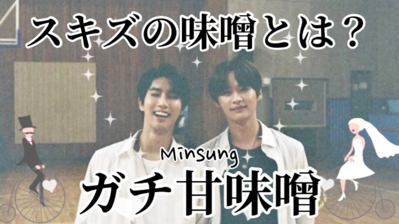 【SKZペアに沼🐰❤️🐿味噌編】仲良しで尊い公認カップル♡リノ＆ハン【Stray kids/日本語字幕】