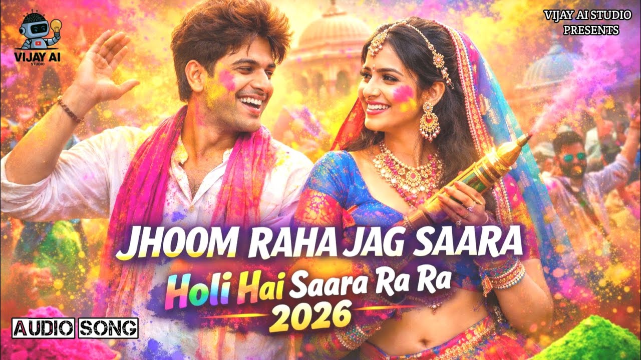 ✨ 𝑱𝑯𝑶𝑶𝑴 𝑹𝑨𝑯𝑨 𝑱𝑨𝑮 𝑺𝑨𝑨𝑹𝑨 | Holi Hai Saara Ra Ra 2026 | Vijay AI Studio