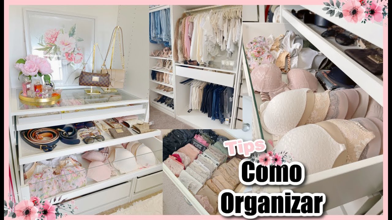 ORGANIZA TU CLOSET, GAVETAS, CARTERAS Y MAS