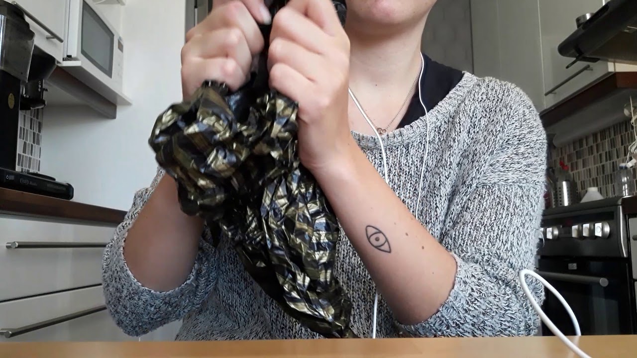Simple ASMR -Plastic bag crinkle- whisper
