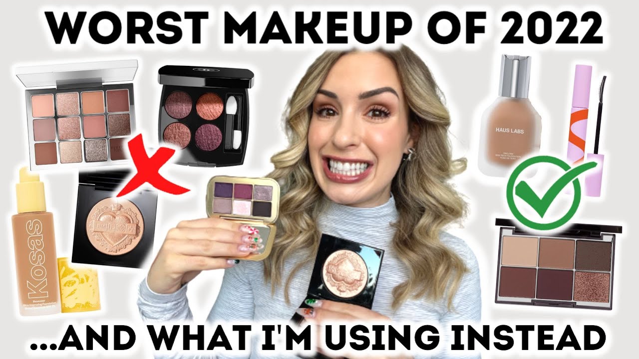 WORST MAKEUP of 2022 😬 ...and what I use instead...|MAKEUP BY MARIO, CHARLOTTE TILBURY, KOSAS, FENTY