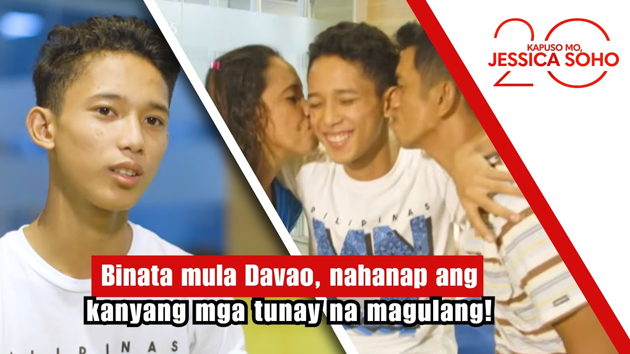 Binata mula Davao, nahanap ang kanyang mga tunay na magulang? | Kapuso Mo, Jessica Soho
