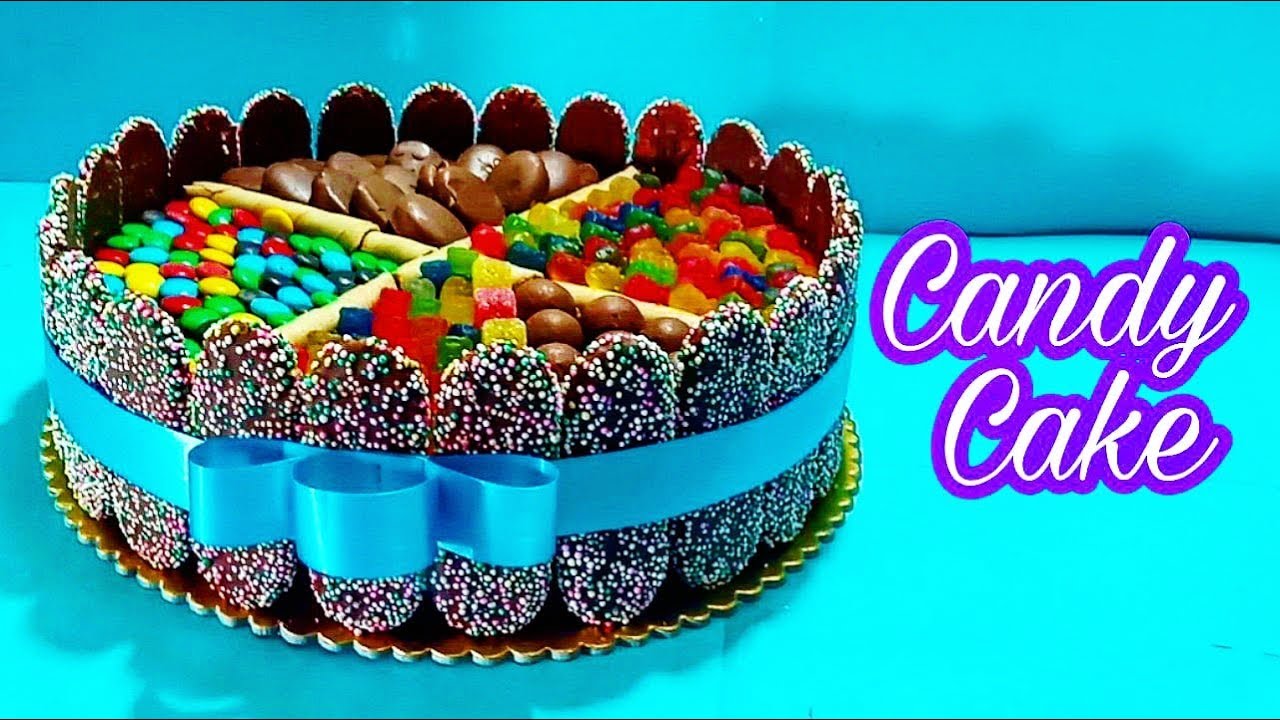 TORTA DE GOLOSINAS / Candy Cake Receta Muy Fácil