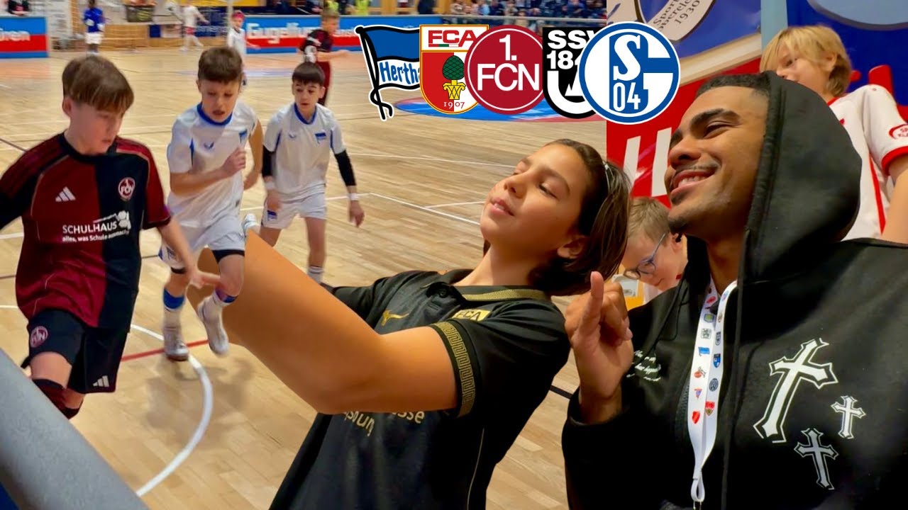 U11 EUROCUP mit SCHALKE,NÜRNBERG, HERTHA und Co 🔥😱 - U11 HALLENTURNIER 🏟️