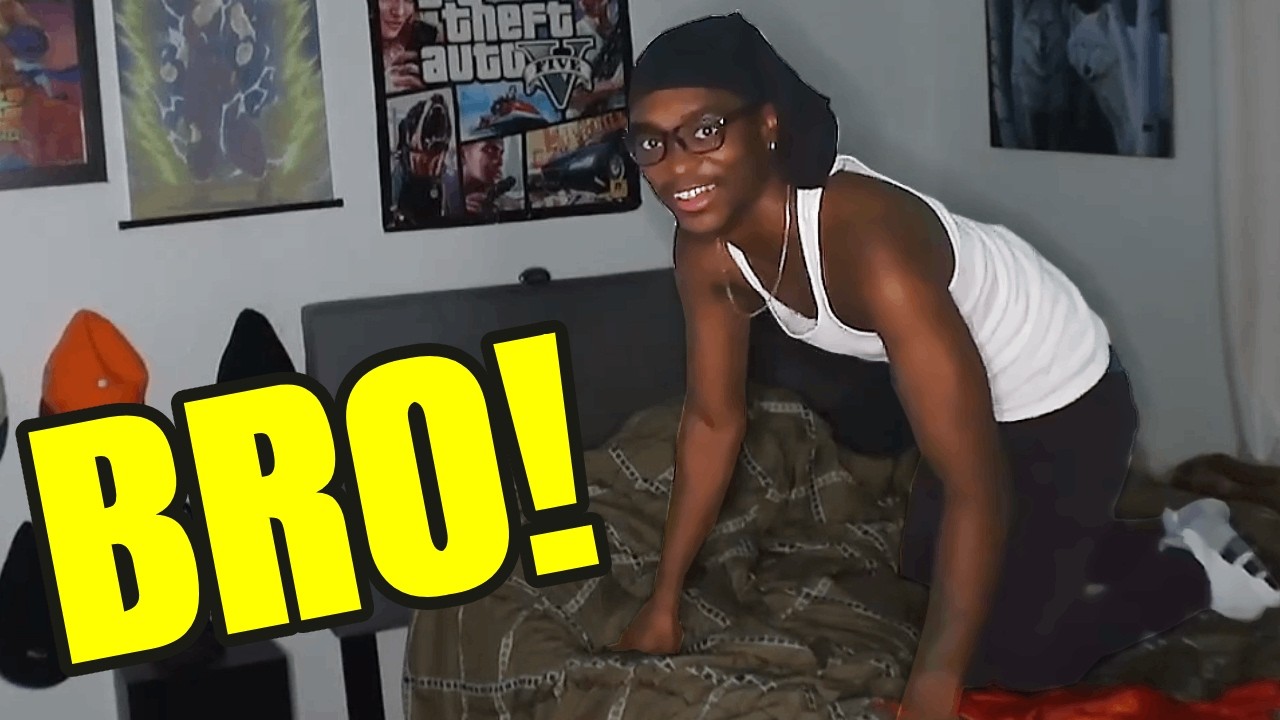 DIONVALORE DOES A FLIP AND BREAKS HIS BED...