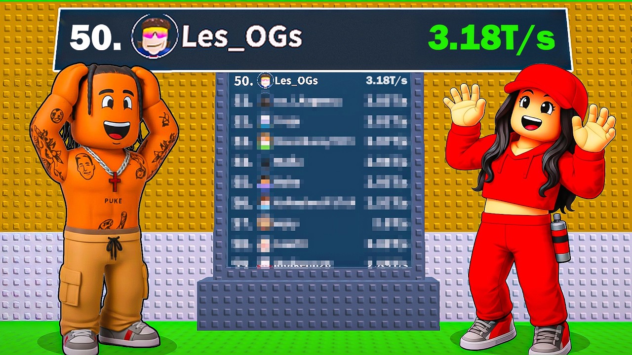 ON RENTRE DÉJÀ DANS LE TOP 50 MONDIAL !!! (Steal A Brainrot)