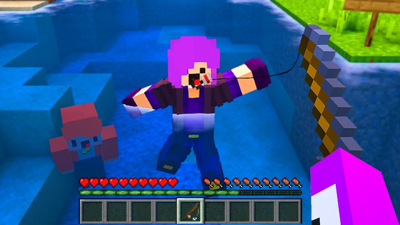 PESQUEI MEUS AMIGOS NO MINECRAFT!!!