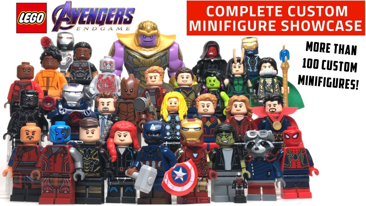LEGO Avengers: ENDGAME Custom Minifigure Collection (Every Single Character from the Movie!)