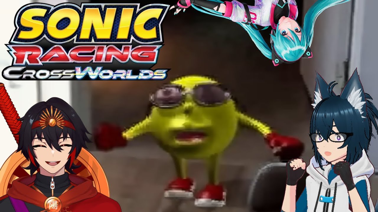 Here Comes Pac-Man! (and Miku)【Sonic Racing: CrossWorlds】 (With Giga)