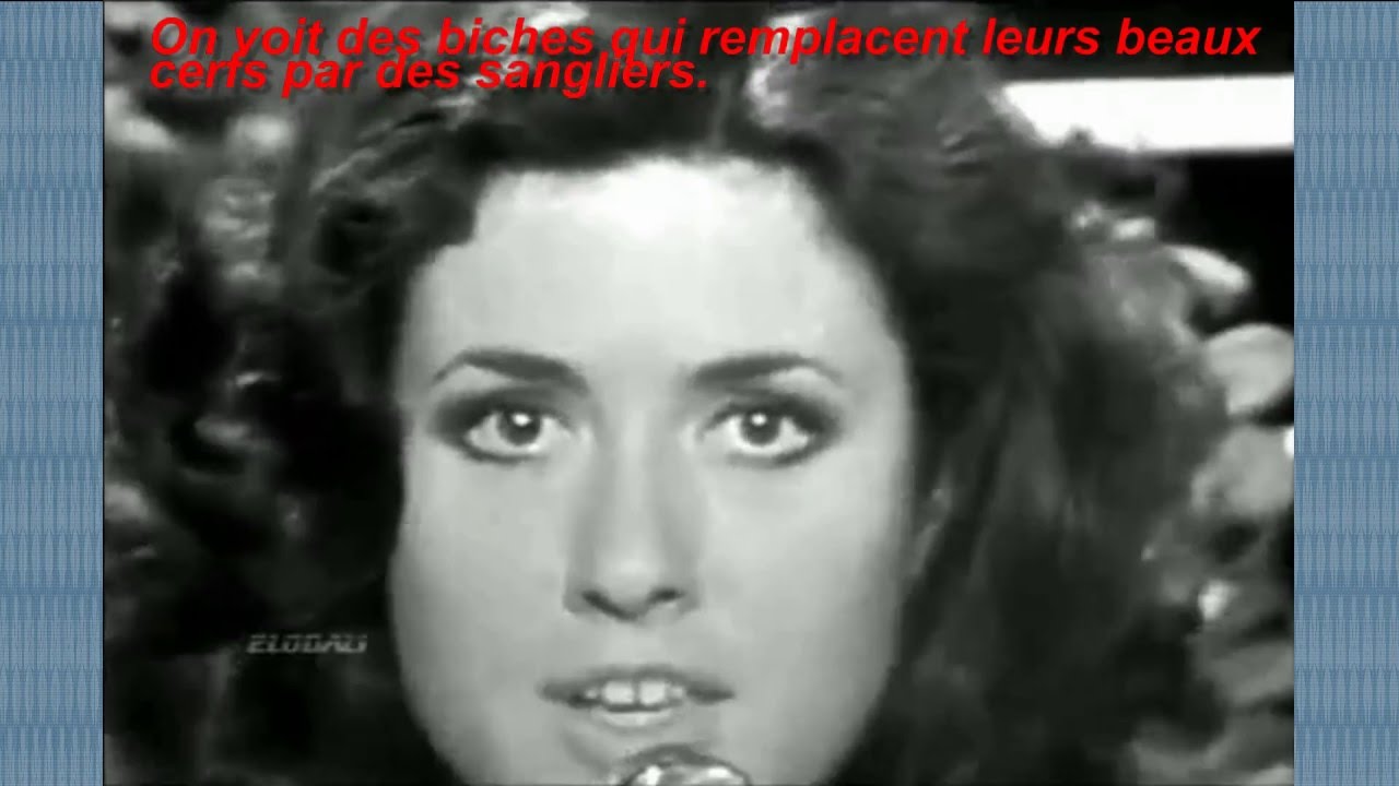 ''La légende de la nonne'' chantée par Gigliola Cinquetti. Paroles:Victor Hugo:Georges  Brassens.