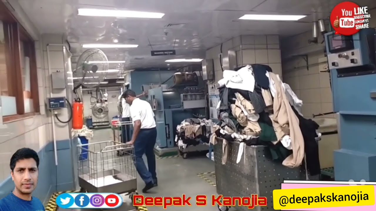 how hotel laundry do process # Five star hotel laundry #deepakskanojia_hindi_vlog