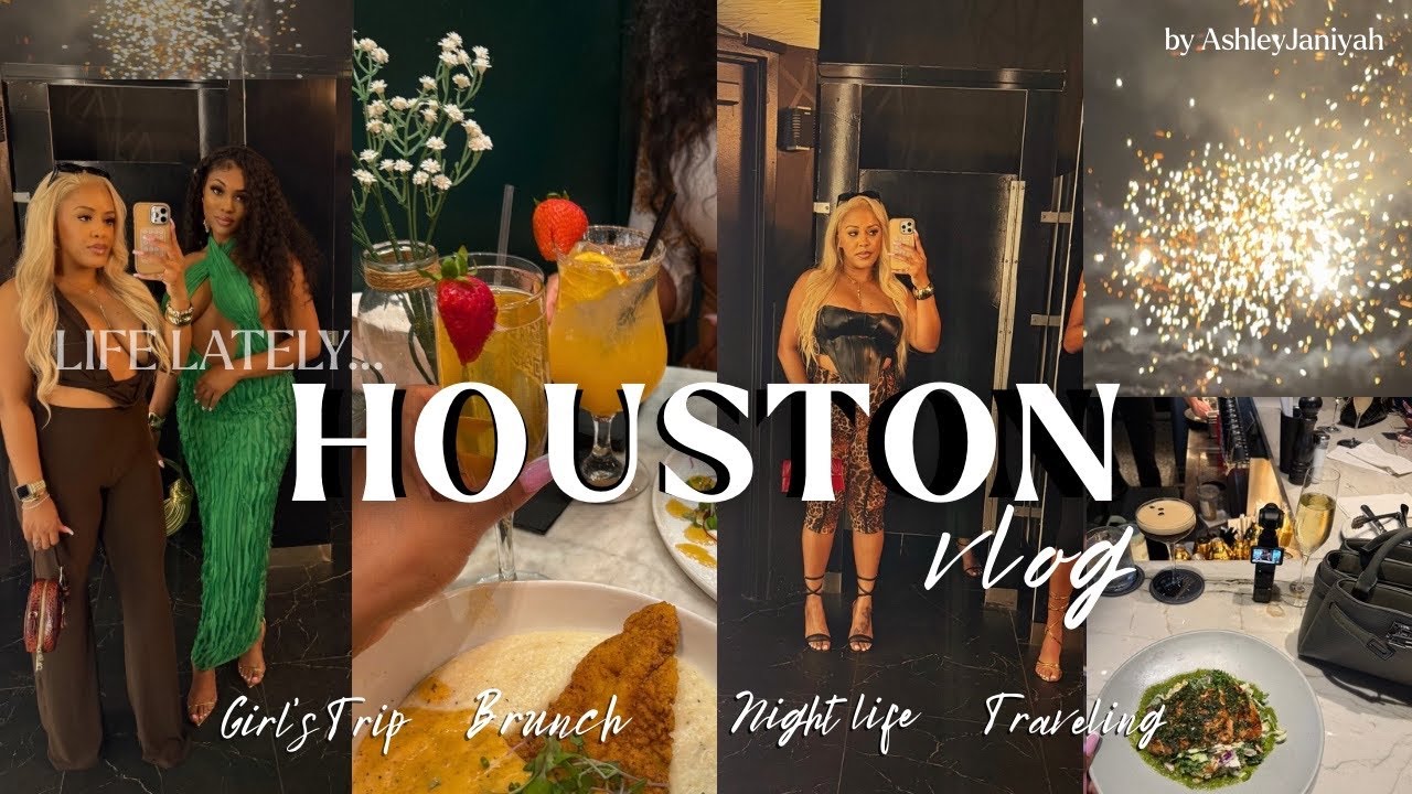 My Houston Vlog 2025 ✨ | GIRL’S TRIP, NIGHTLIFE VIBES & BRUNCH SPOTS 😎
