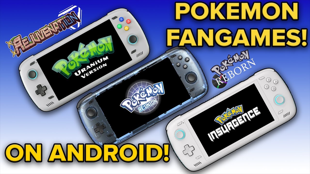 Pokemon Fangames are Awesome on Android with Joiplay! Reunion, Insurgence, Uranium, Reborn and more!
