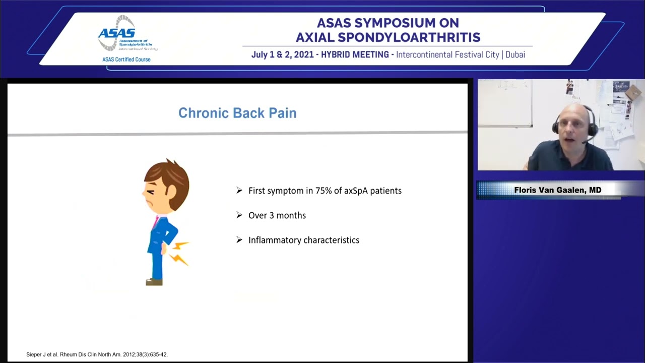 ASAS SYMPOSIUM ON AXIAL SPONDYLOARTHRITIS – ASAS Certified Course- July 2, 2021
