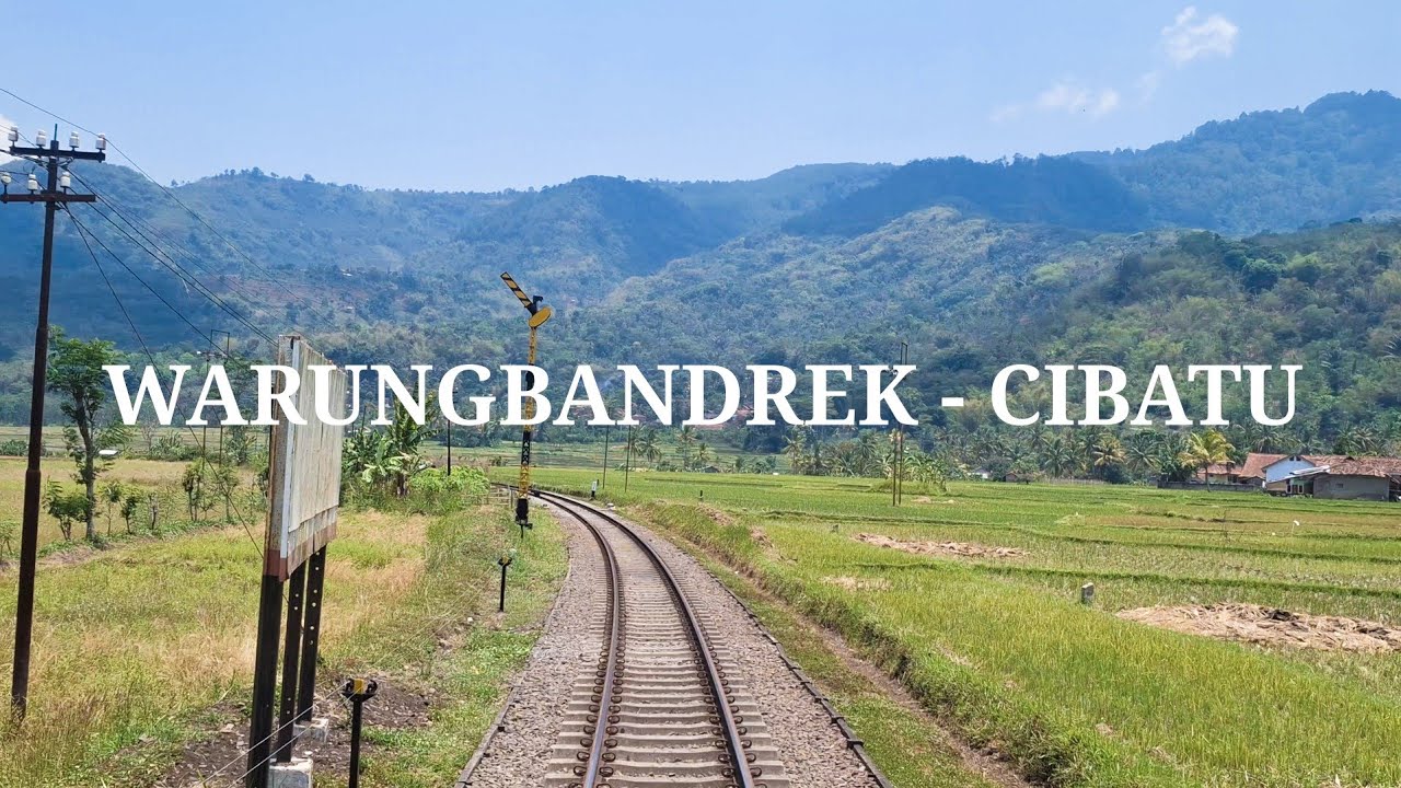 Stasiun Warungbandrek - Cibatu || Panorama Perbukitan Cibatuan