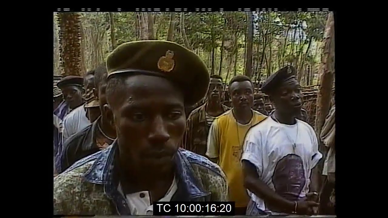 Revolutionary United Front (RUF) Guerrillas in Training Camp | Foday Sankoh | Sierra Leone | 1994