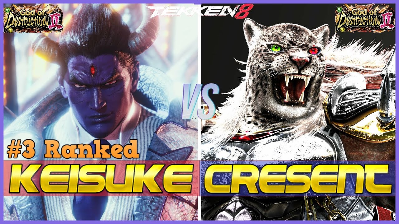 T8 ▰ KEISUKE (#3 Ranked Kazuya) Vs CRESCENT (Armor King) ▰ Tekken 8 High Level Gameplay