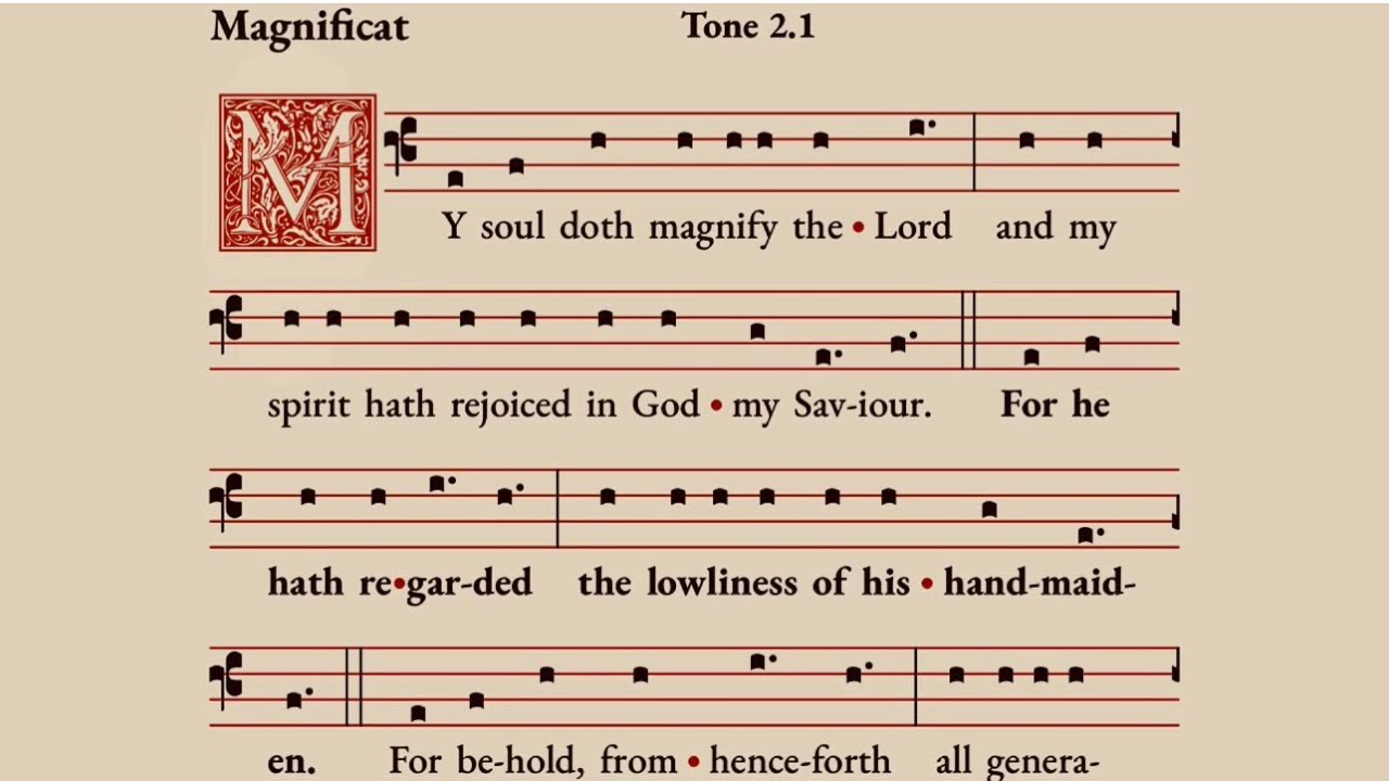 The Magnificat - sung to plainsong - Daniel Roberts | Organist
