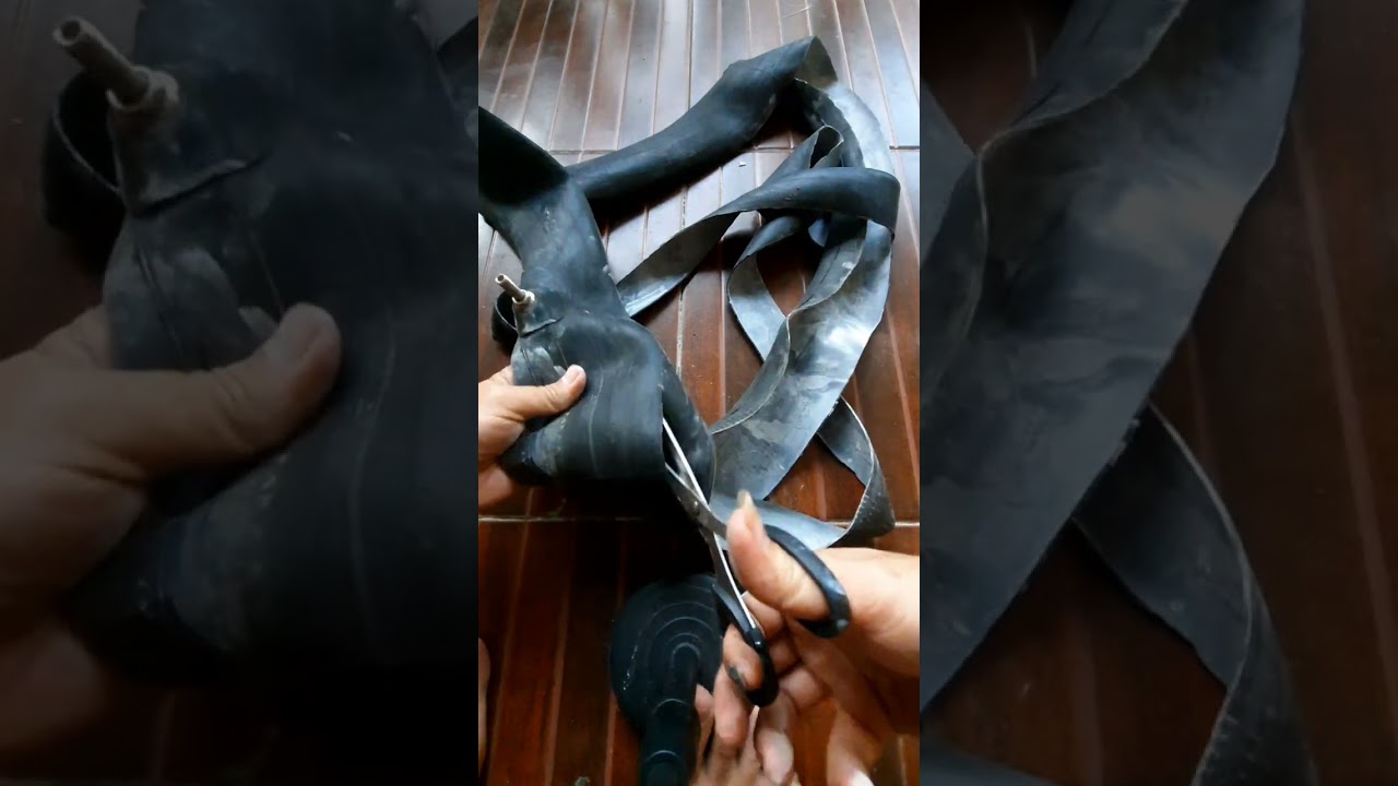 CARA MENGGUNTING BAN DALAM MOTOR JADI PANJANG TANPA PUTUS