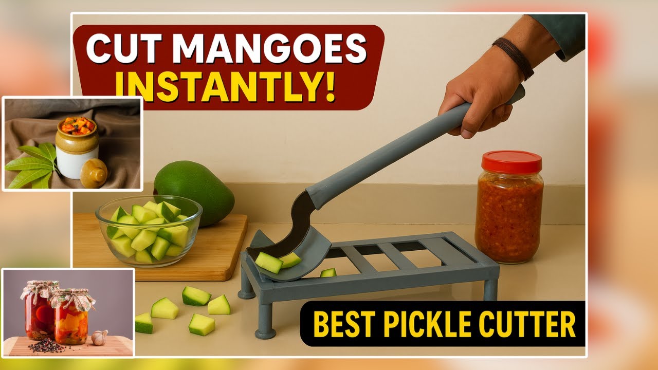 Make Achar Preparation Easy! | Superfast Mango Pickle Cutter | Kitchen&nbsp;Hack&nbsp;You&nbsp;Need #garden  #farm