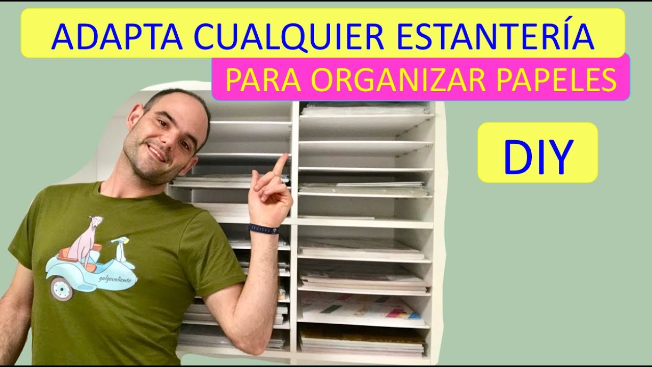 ORGANIZADOR DE PAPEL😱SCRAP💋ESTANTERIA ARCHIVADOR PARA PAPELES😱DIY 😱COMO HACER IKEA KALLAX HACK