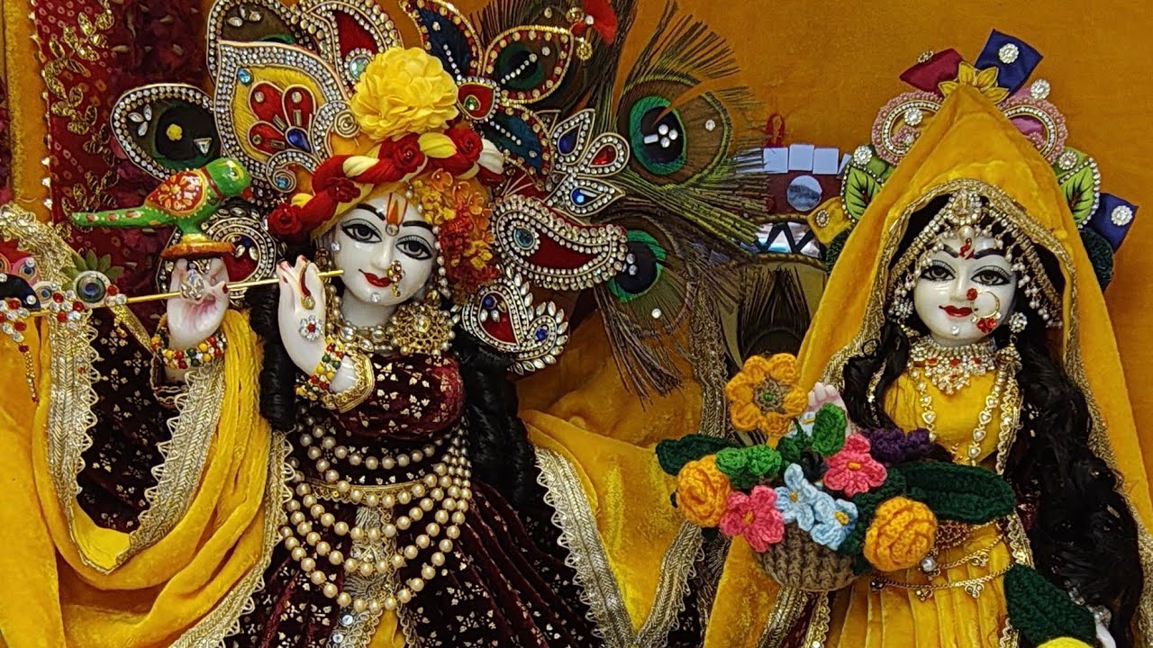 Basant panchmi special yugalsarkar shringar / #radhakrishnashringar #trending #viral 