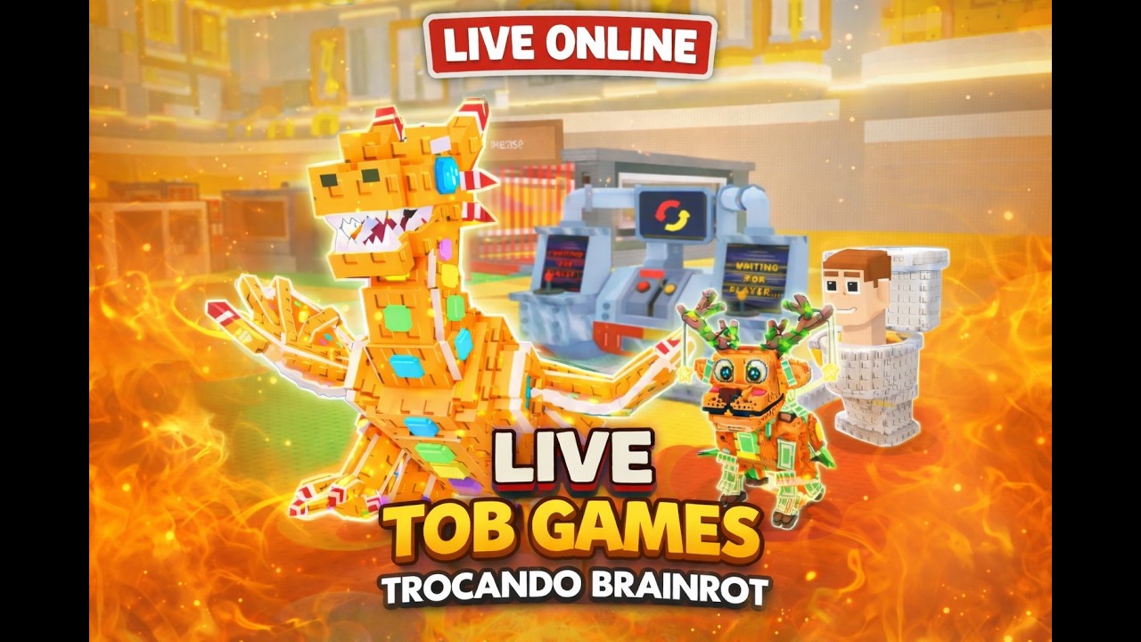 ROUBE UM BRAINROT AO VIVO! Trocas, Vendas e Caos Sem Fim 😈🧠#roblox #stealabrainrot #steam