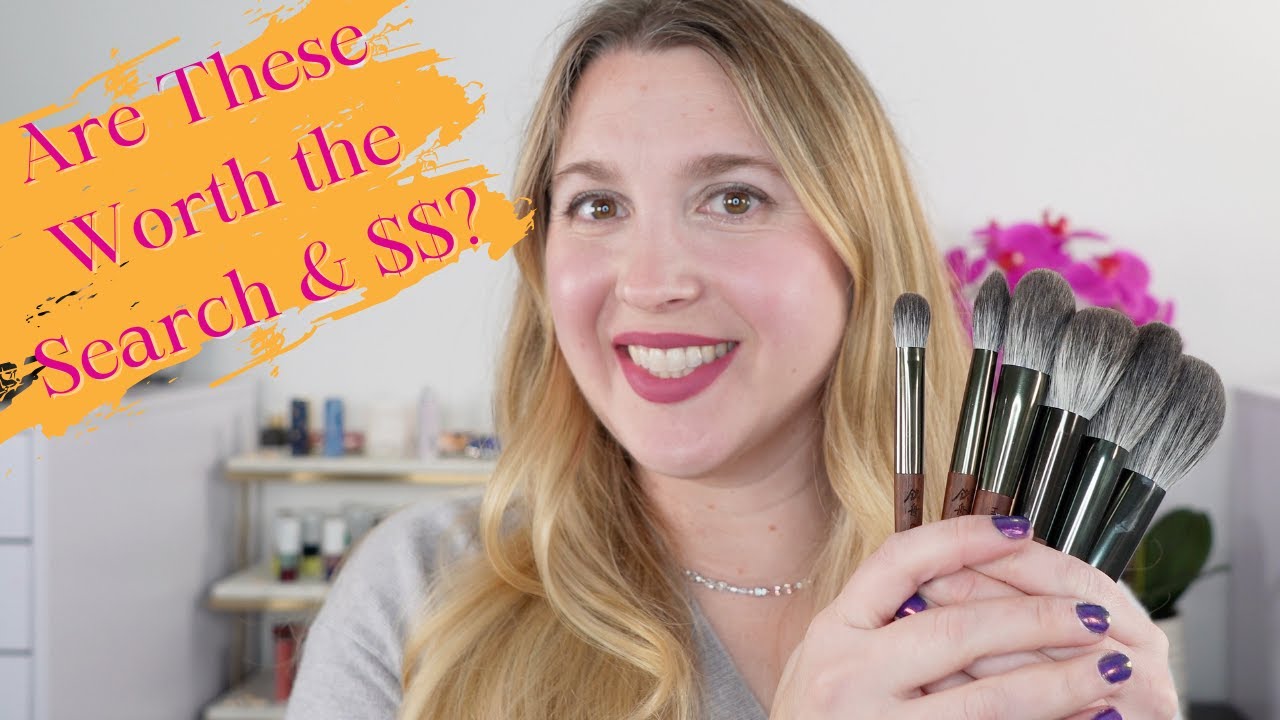 CHIKUHODO Zen Series - Demos & Comparisons of the Full Silver Fox Fude Brush Series