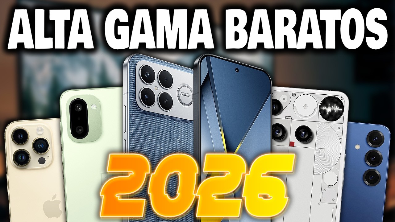 🏆 Los 7 MEJORES CELULARES GAMA ALTA BARATOS para COMPRAR en 2026 &iexcl;YA SE ESTAN ACABANDO! 🤯