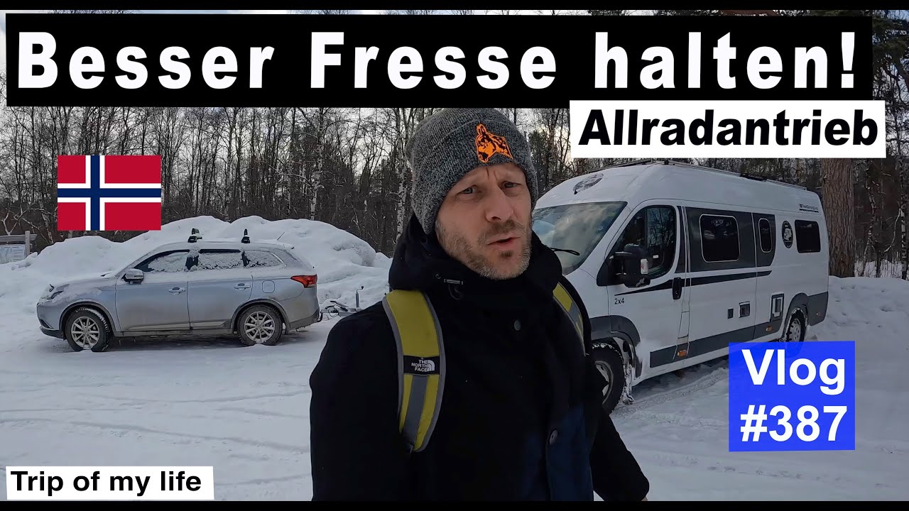 #387 Roadtrip Norwegen, Alta - Verloren im Wald? Orvvosfossen Wasserfall | Eislust | Polarlichter
