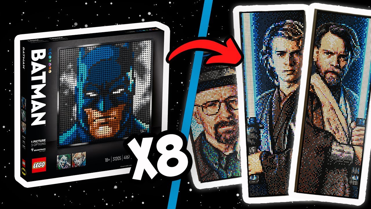 Building 3 Epic LEGO Art Mosaics | LEGO Star Wars & Breaking Bad