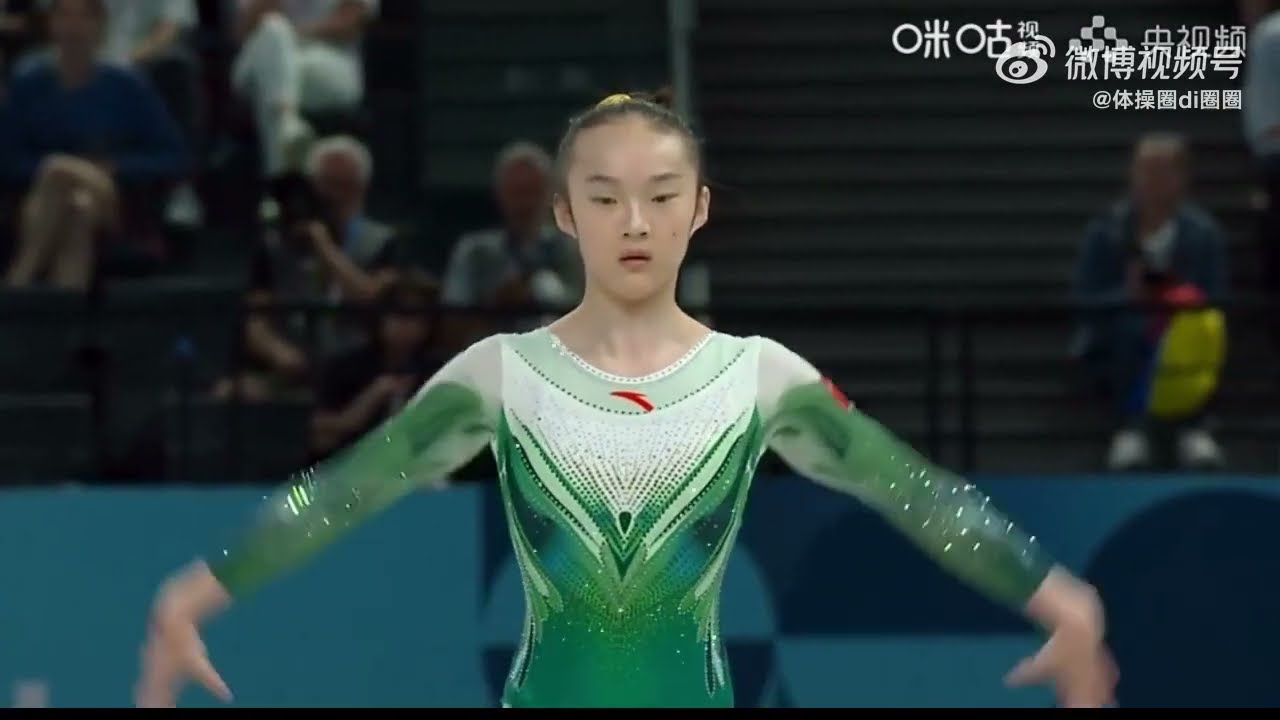 Zhou Yaqin 2024 Paris Olympics Balance Beam Final 🥈