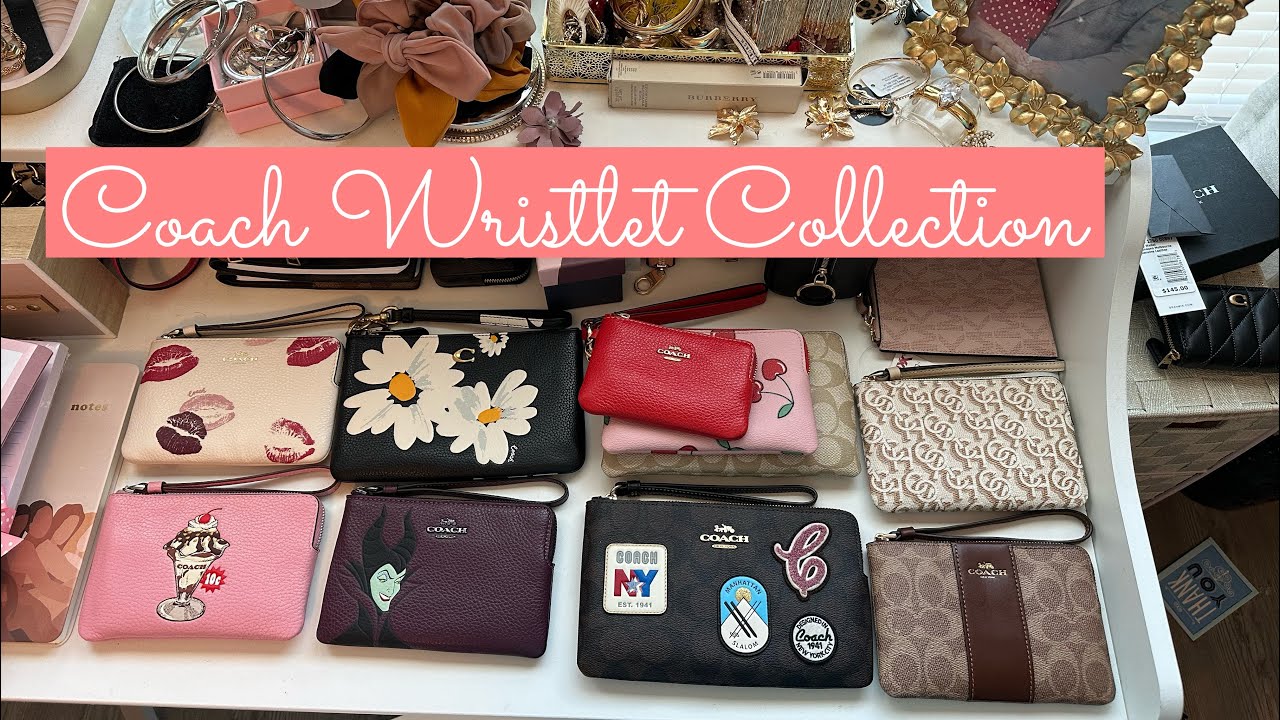 Coach Wristlet unboxing + My Entire Coach Wristlet collection