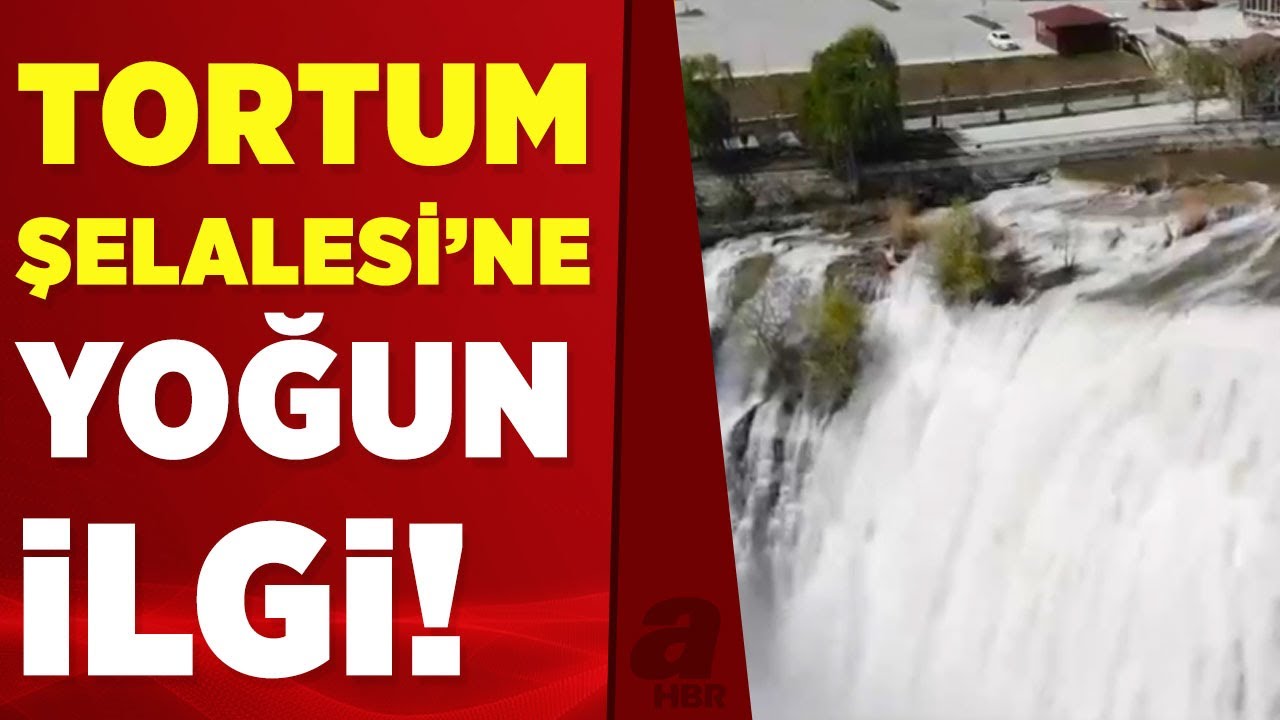 Tortum Şelalesi bayramda da ziyaretçilerini ağırlıyor | A Haber