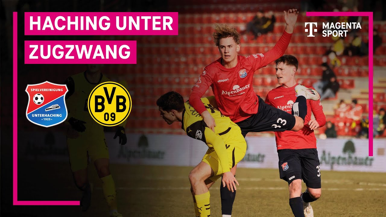 SpVgg Unterhaching – Borussia Dortmund II, Highlights mit Live-Kommentar | 3. Liga | MAGENTA SPORT