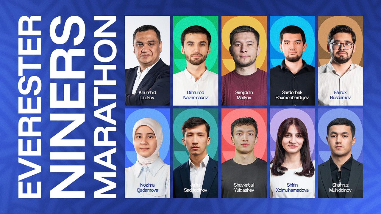 Everester Niners Marathon | 9x IELTS 9.0 Teachers | Samarkand