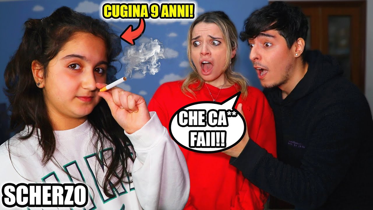 SCOPRO LA MIA CUGINETTA A FUM4RE DI NASCOSTO..-SCHERZO! *SUPER ARRABBIATO*