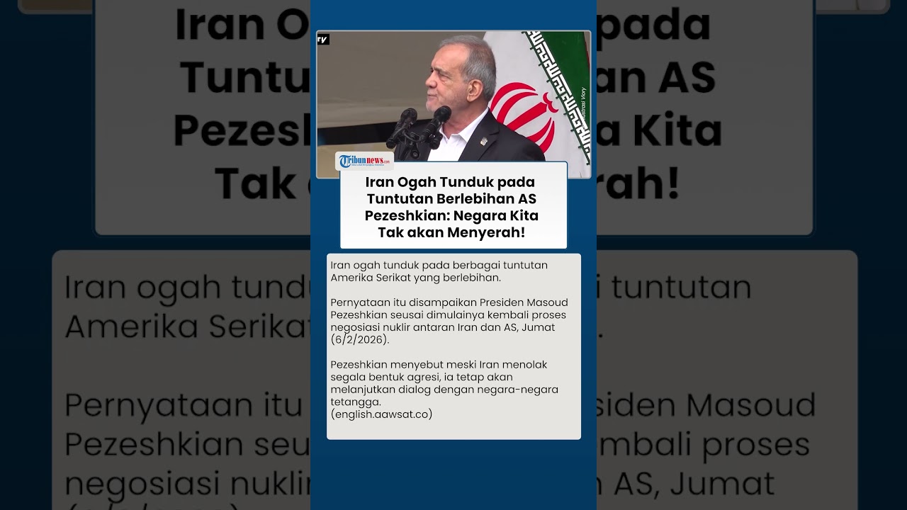 Iran Tegas Tolak Tuntutan Presiden Trump yang Berlebihan, Pezeshkian: Negara Kami Tak Akan Menyerah