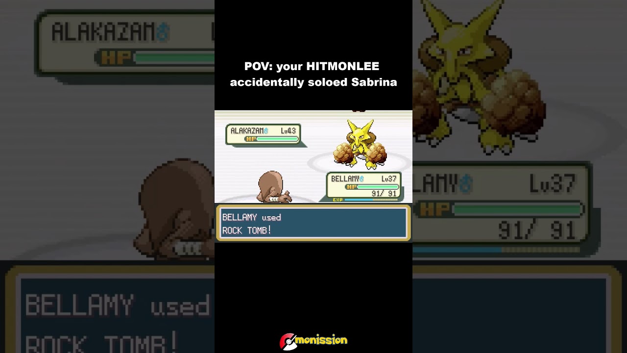 POV: your HITMONLEE accidentally soloed Sabrina... #pokemon