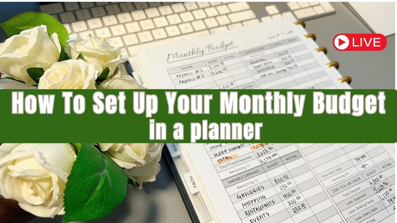 How To SetUp Your Budget in Your Planner