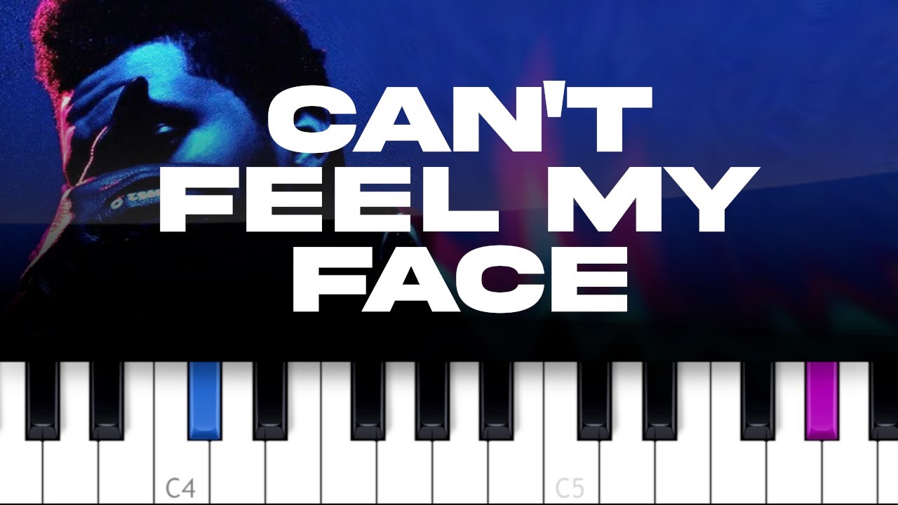 The Weeknd - Can’t Feel My Face  (piano tutorial)