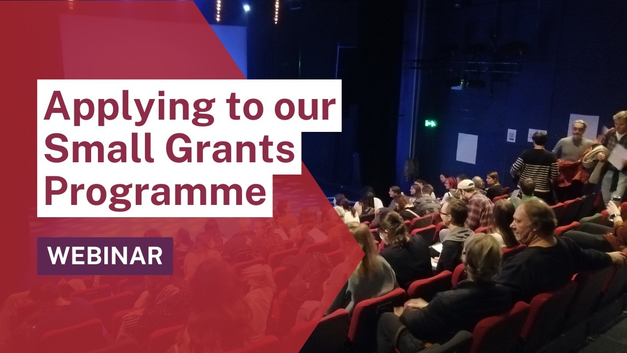 Applying to our Small Grants Programme