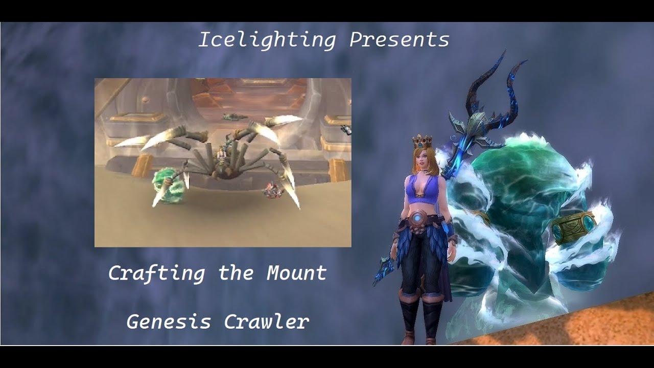 Genesis crawler - Ground mount - Tarachnid Lattice - Bauble of Pure Innovation - Genesis Motes- Manu