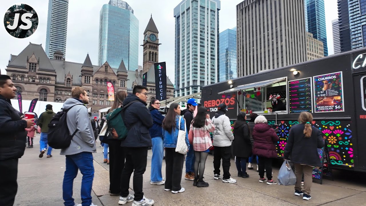 Chinatown to Nathan Phillips Square | Toronto Walk (April 2025)